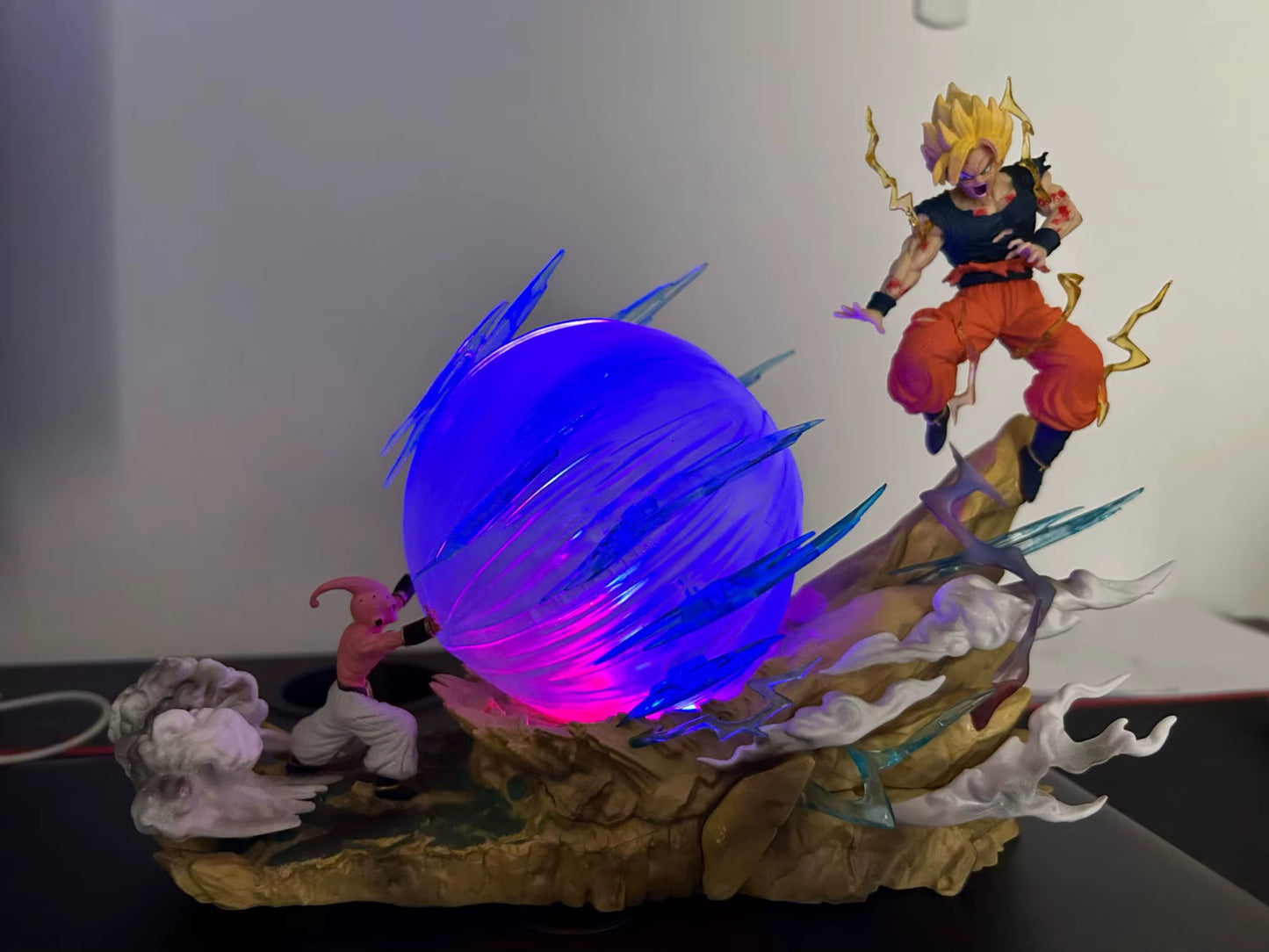 ⚡ Dragon Ball Z Goku vs Bu 21cm Genkidama PVC Action Figure da Collezione 🔥