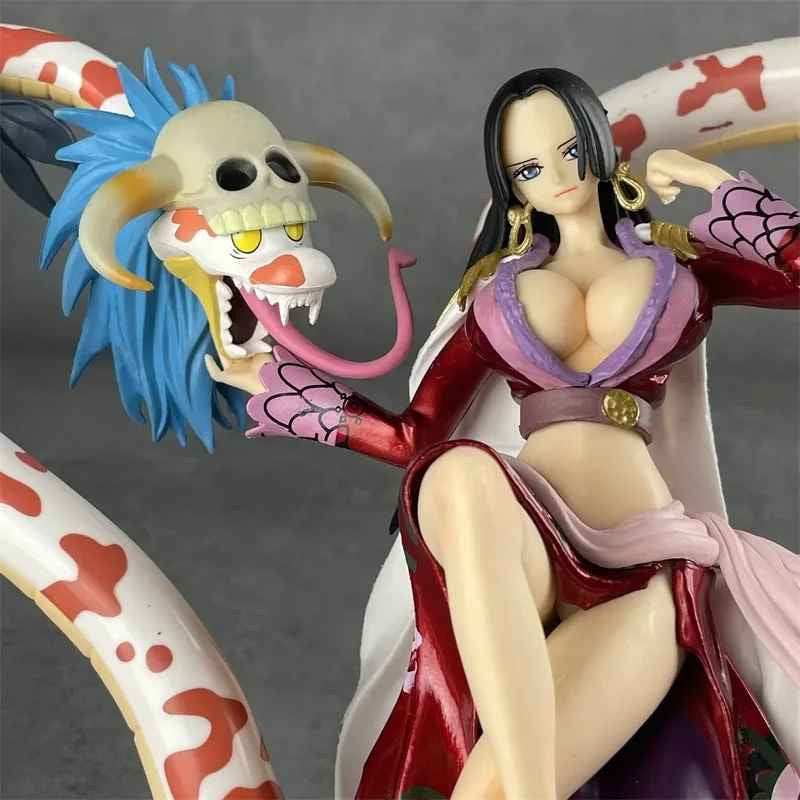 👑 Boa Hancock 🔥 Figura One Piece con Serpenti • Qiwuhai Seduta CON SCATOLA