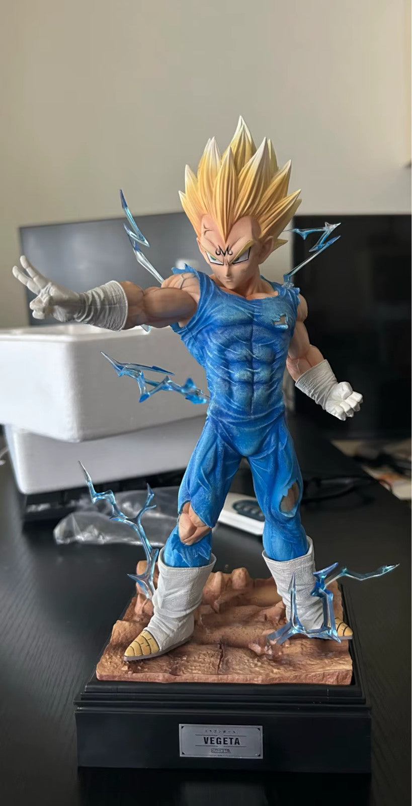 🔥 Dragon Ball 20Cm Majin Vegeta Action Figure PVC Anime Da Collezione