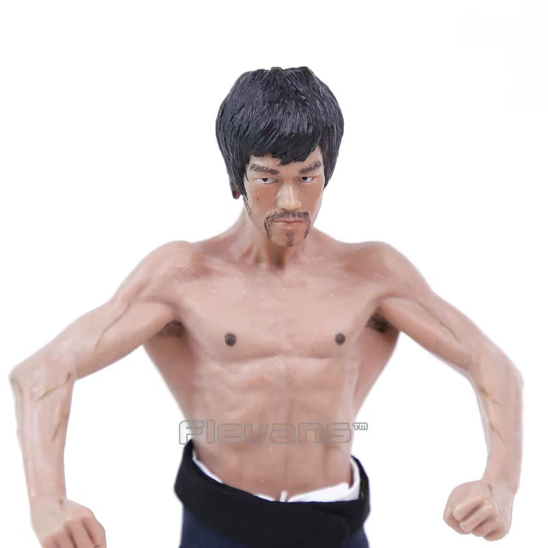 Bruce Lee Action Figure 19cm Fighting Version Con SCATOLA + SPED GRATUITA