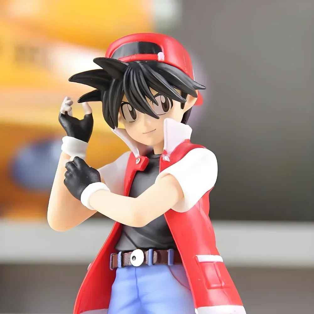 8 cm Anime Pokemen Figura Red Ash Ketchum Action Figure da Collezione✅