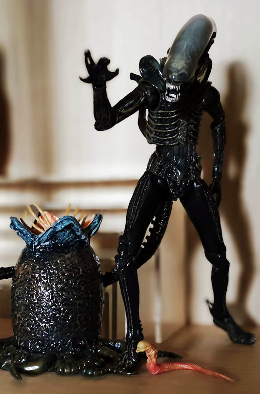 NECA Big Chap Alien Figure, 40th Anniversario CON SCATOLA ORIGINALE SCALA 1/12
