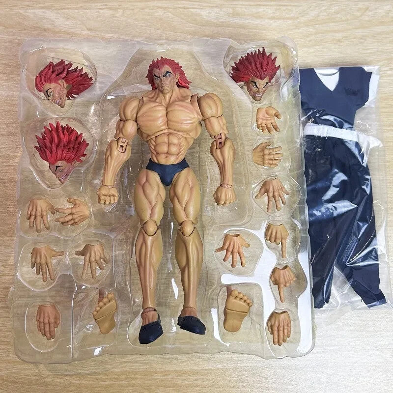 š„ST Baki Hanma - 17CM Action Figure di Hanma Yuujiro | Da Collezione in PVCš„