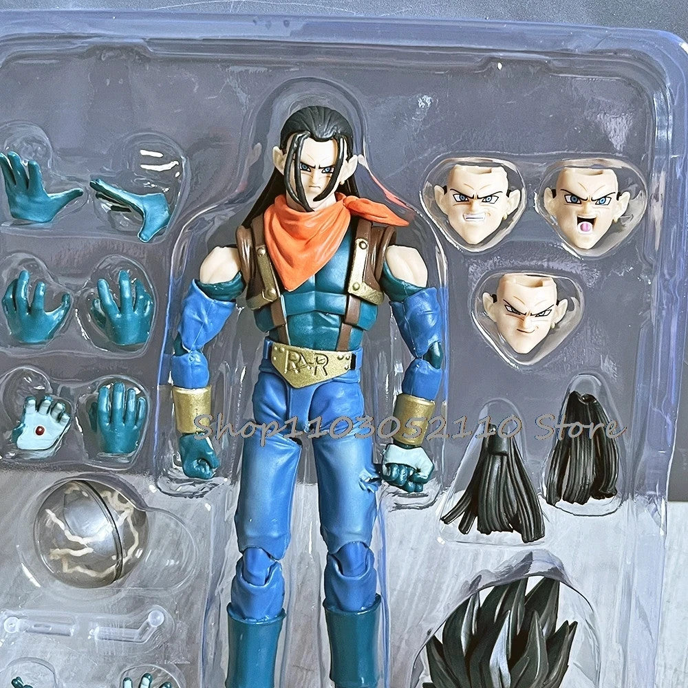 Bandai Dragon Ball GT 💥Action Figure SHF Super Android 17 18