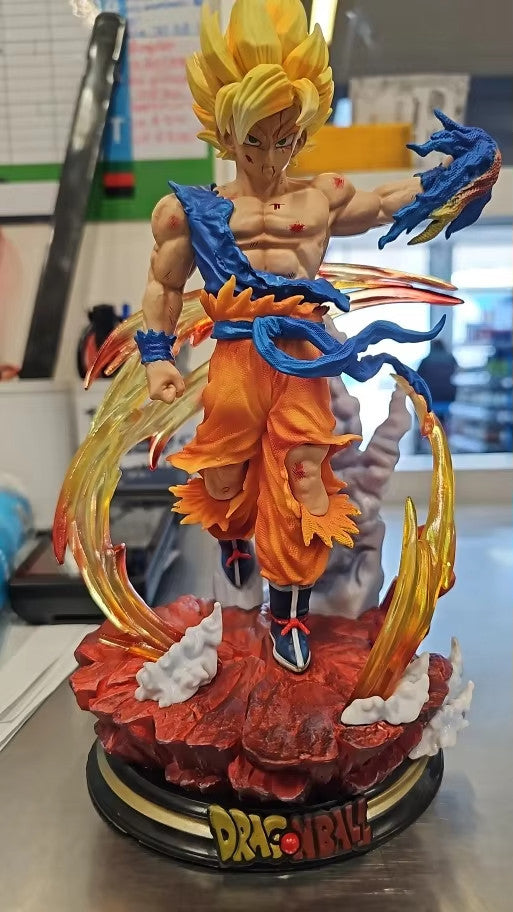 Anime Dragon Ball Z Son Goku Statue Figure Super Saiyan Gift Collection Anime