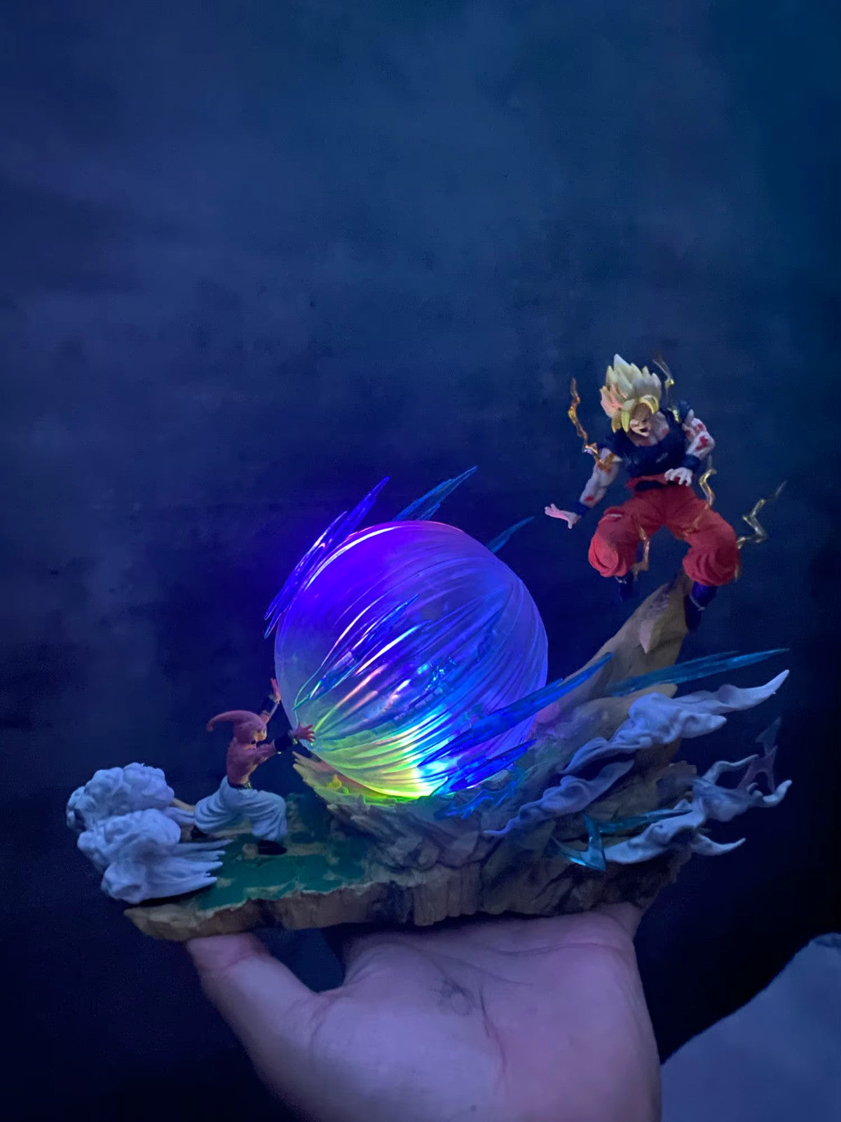 ⚡ Dragon Ball Z Goku vs Bu 21cm Genkidama PVC Action Figure da Collezione 🔥