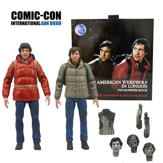 🐺 NECA Jack & David – Lupo Mannaro a Londra 2 Action Figure CON ORIGINAL BOX