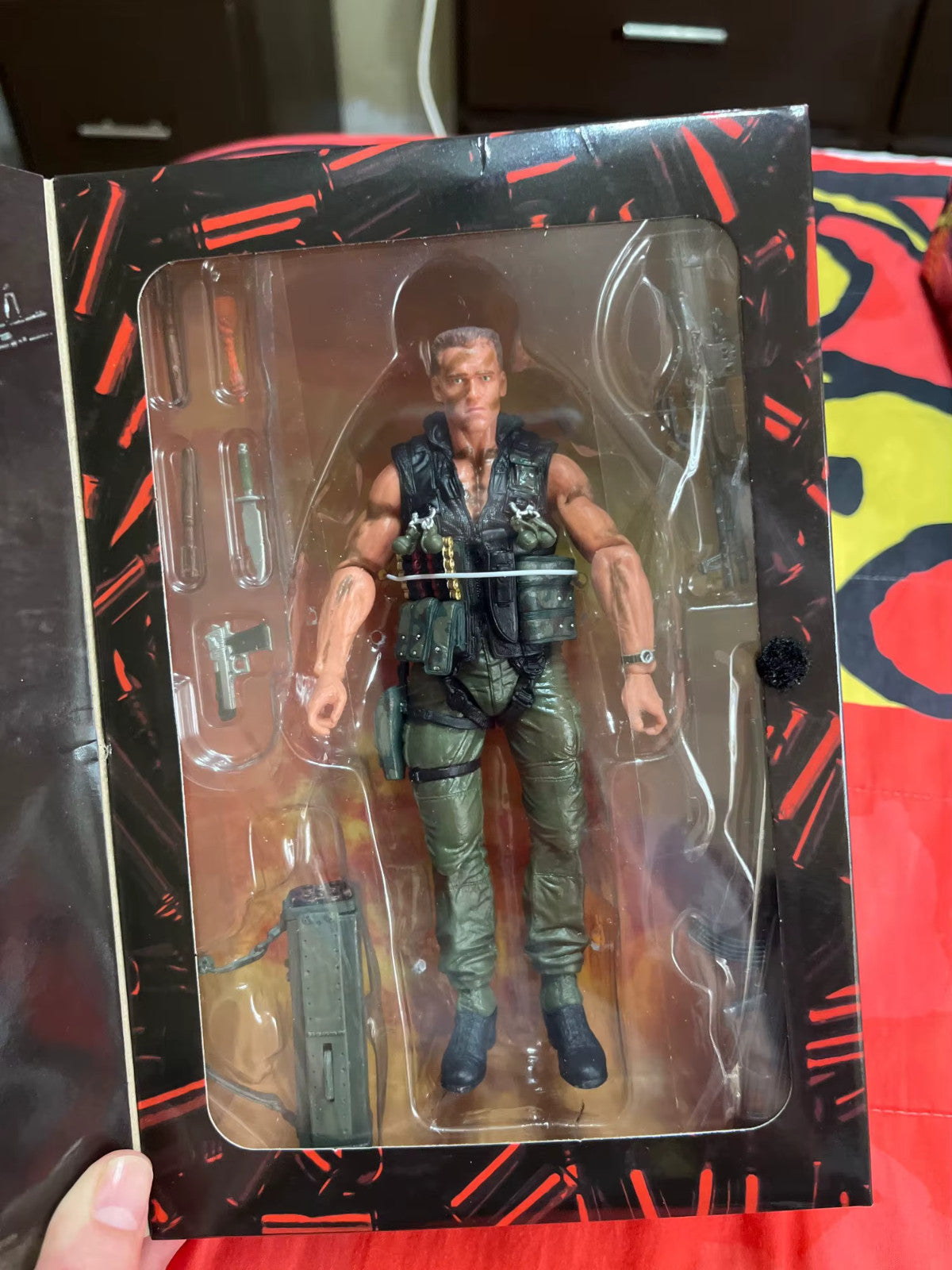 Neca Ultimate Commando Schwarzenegger 17,5Cm Action Figure Con Scatola✅
