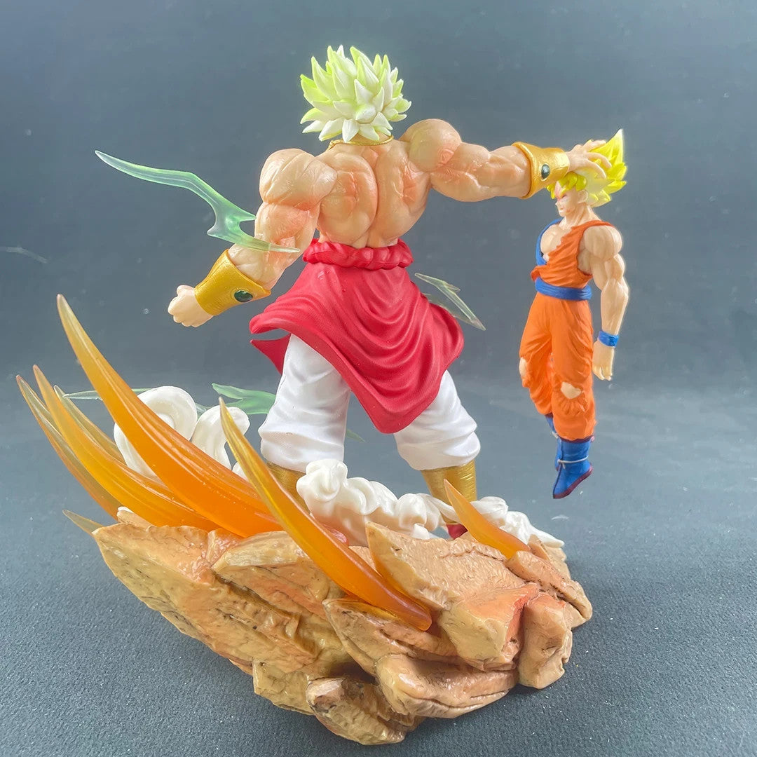 🐉 Dragon Ball Broly vs Son Goku 20cm  Anime Action Figure