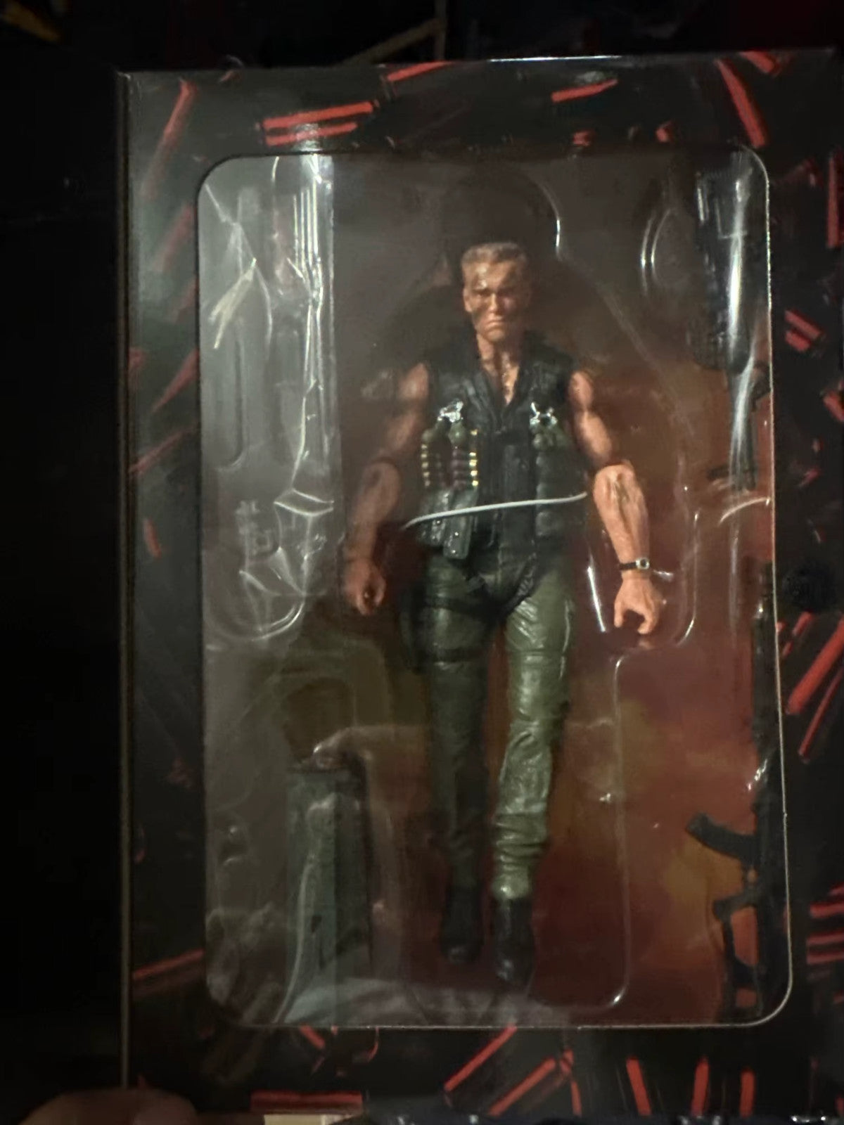 Neca Ultimate Commando Schwarzenegger 17,5Cm Action Figure Con Scatola✅