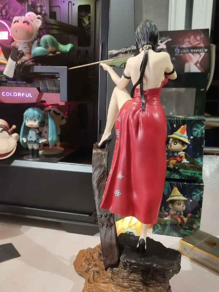33cm Anime Resident Evil Action Figure Ada Wong CON SCATOLA ORIGINALE