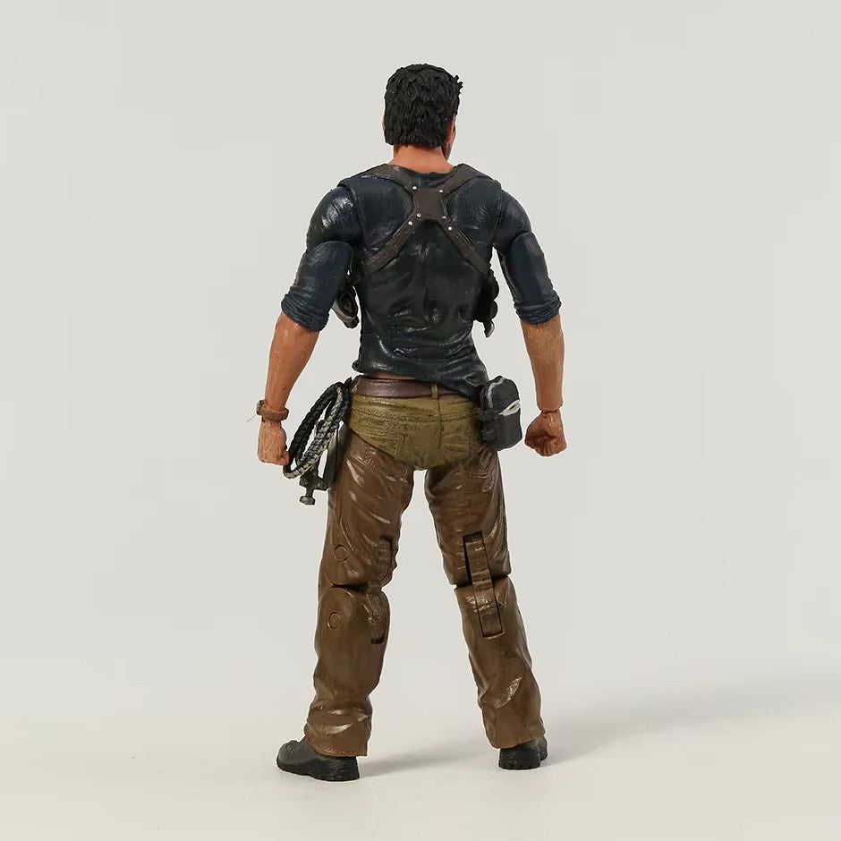 NECA Nathan Drake Uncharted 4 7" Action Figure 17 CM CON SCATOLA ORIGINALE
