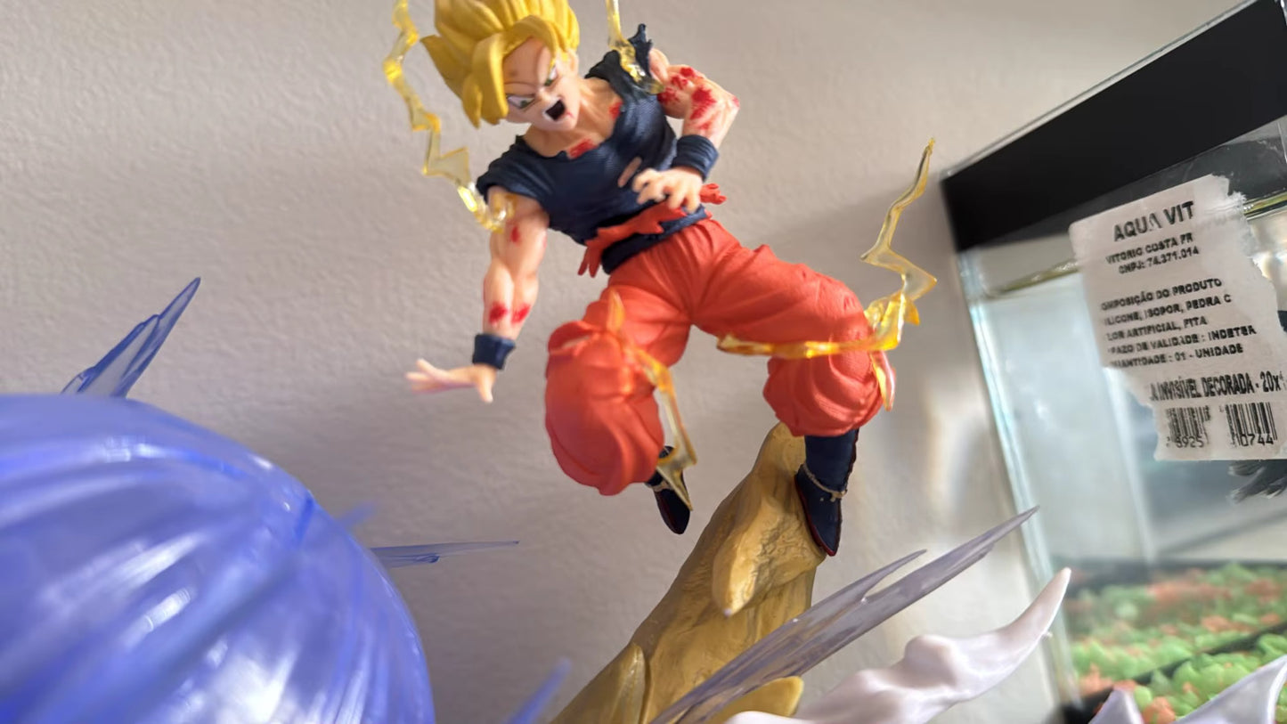 ⚡ Dragon Ball Z Goku vs Bu 21cm Genkidama PVC Action Figure da Collezione 🔥