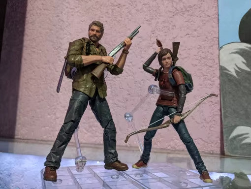 PlayStation The Last Of Us Part 2 Joel Ellie Action Figure 2pcs 18 cm e 15cm