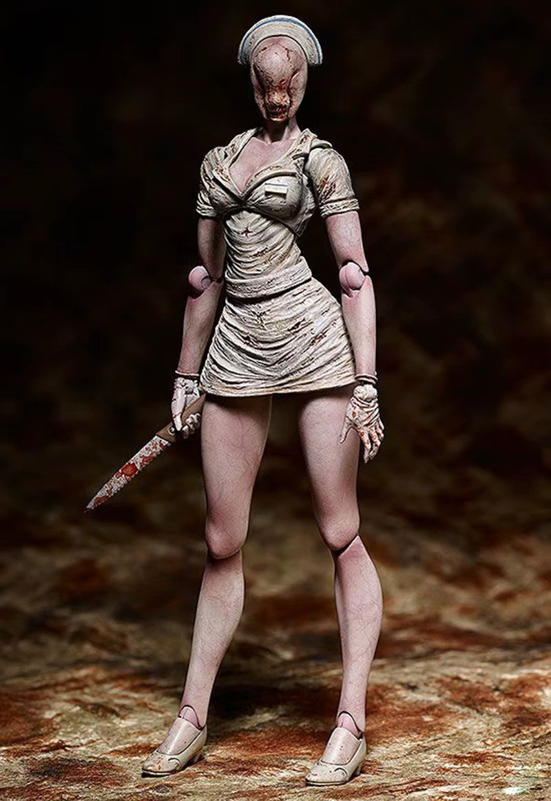 SILENT HILL 2 (Pyramid Head+Nurse)action figure 18CM CON SCATOLA 🚛SPED.GRATUITA