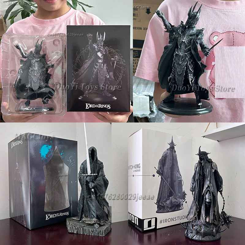 IL SIGNORE DEGLI ANELLI Action Figure Nazgul, Angmar,Sauron 21-27CM CON SCATOLA