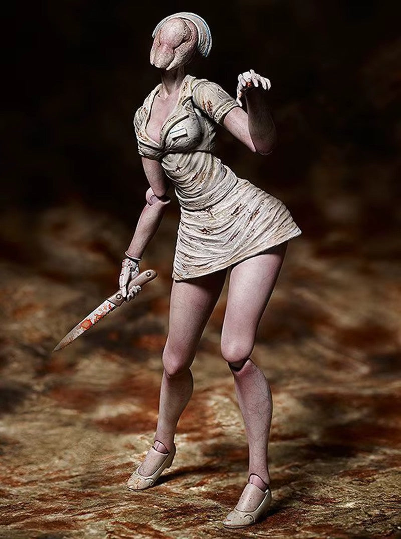 SILENT HILL 2 (Pyramid Head+Nurse)action figure 18CM CON SCATOLA 🚛SPED.GRATUITA