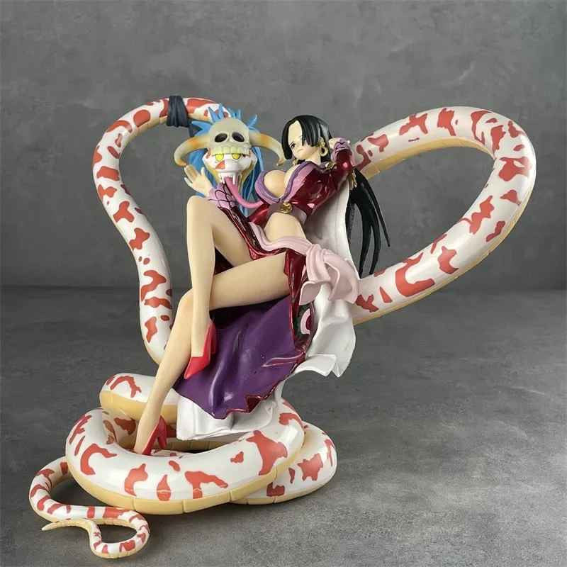 👑 Boa Hancock 🔥 Figura One Piece con Serpenti • Qiwuhai Seduta CON SCATOLA