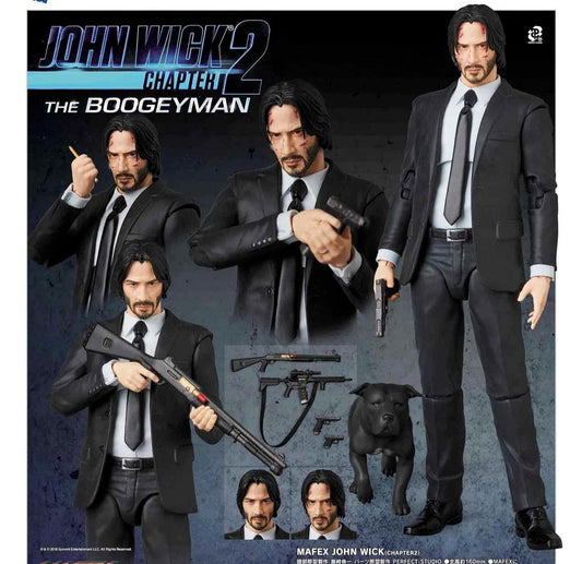 John Wick Chapter 2 Pvc Toys Action Figure 17CM+ SCATOLA ORIGINALE SPED.GRATUITA