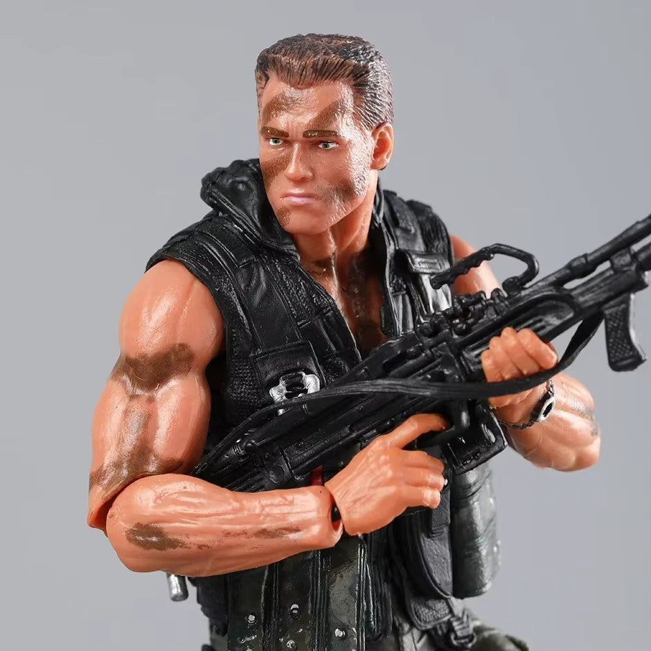 Neca Ultimate Commando Schwarzenegger 17,5Cm Action Figure Con Scatola✅