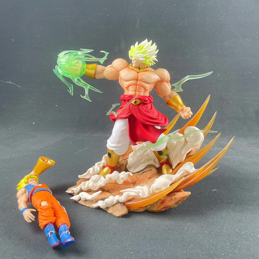 🐉 Dragon Ball Broly vs Son Goku 20cm  Anime Action Figure