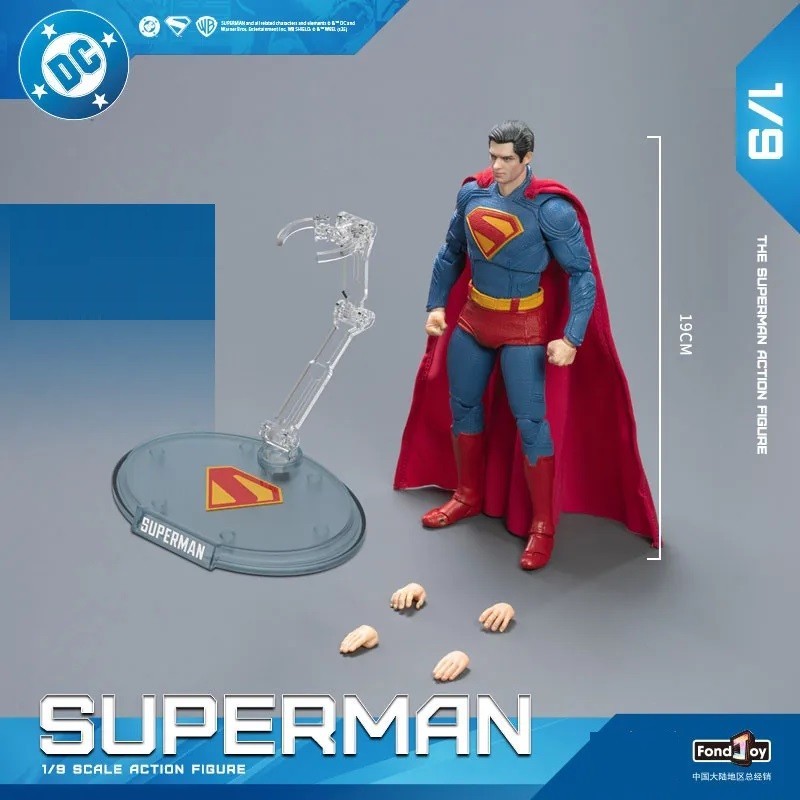 19 cm Fondjoy David Corenswet Superman Action Figure PVC ✅CON SCATOLA