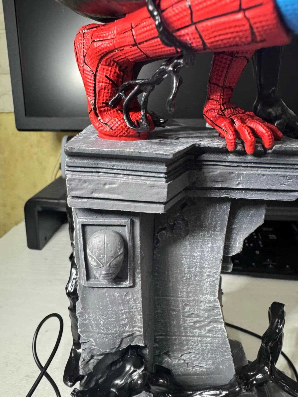 Spiderman Venom Symbiote Spider Man 38CM Action Figure CON SCATOLA