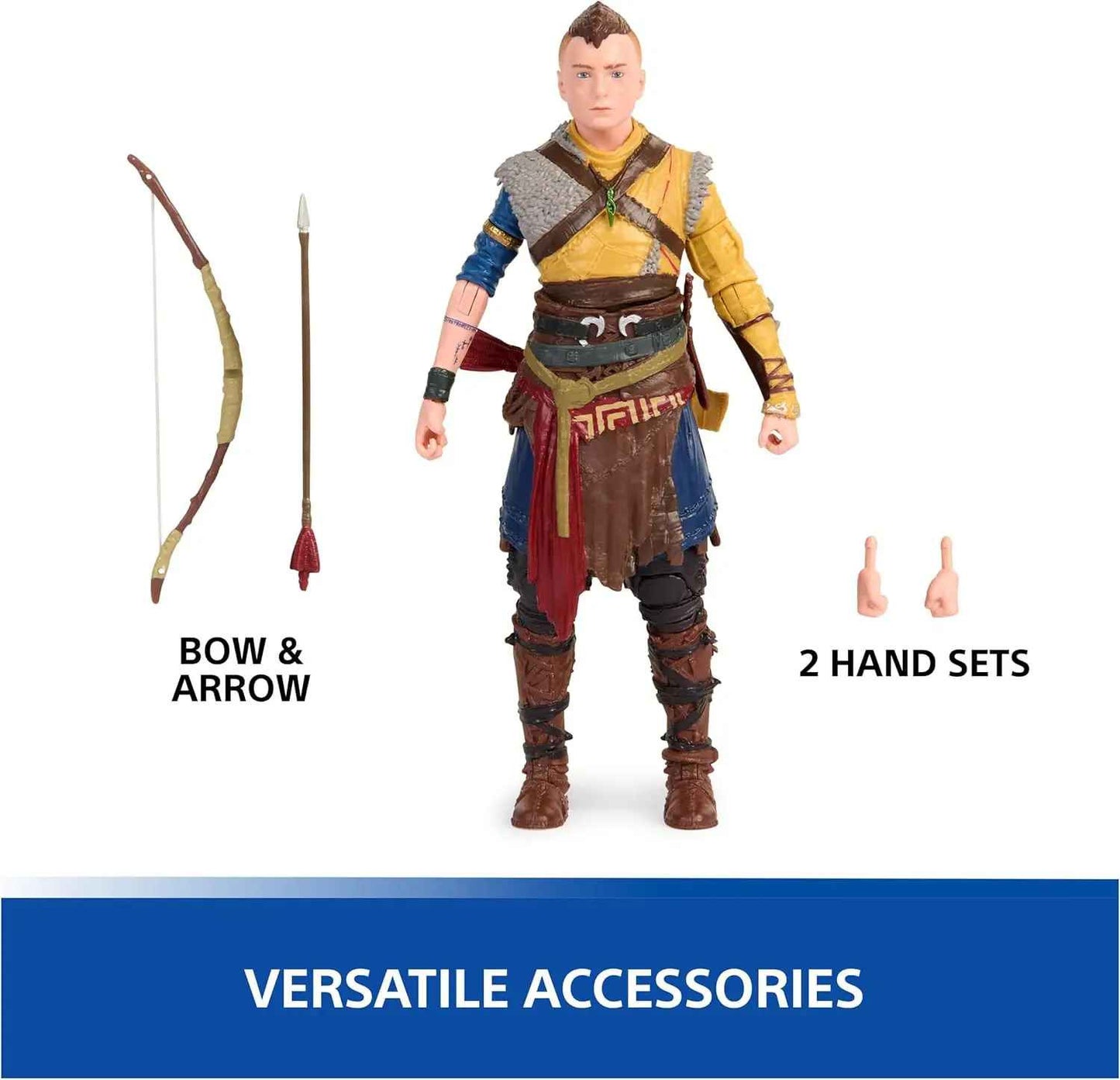 Action Figure Atreus/God Of War Ragnarok 18cm 🎀CON SCATOLA + 🚛SPED GRATUITA