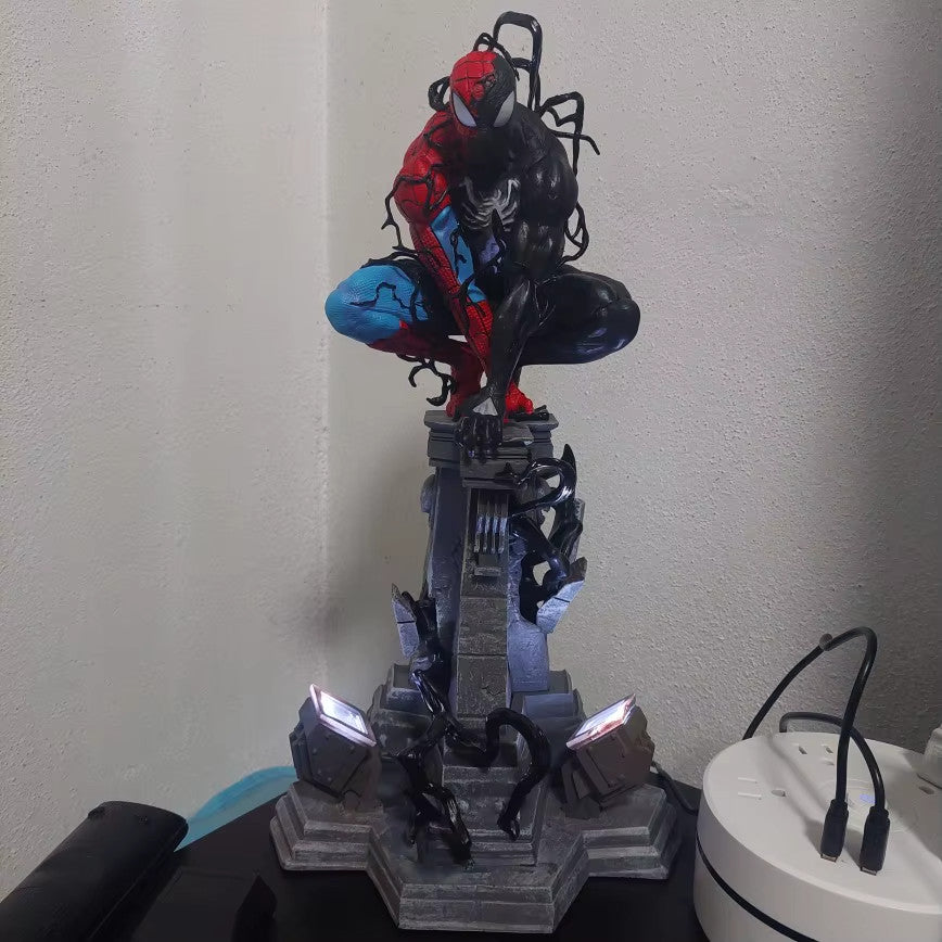 Spiderman Venom Symbiote Spider Man 38CM Action Figure CON SCATOLA