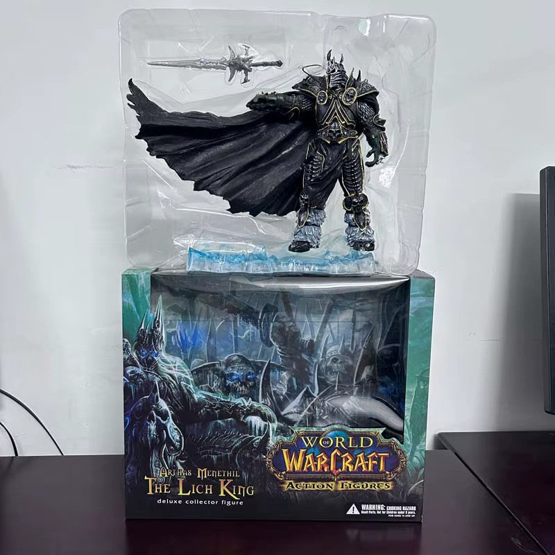 FALL OF THE LICH KING ARTHAS ACTION FIGURE Modello  21CM CON Original Box🎁