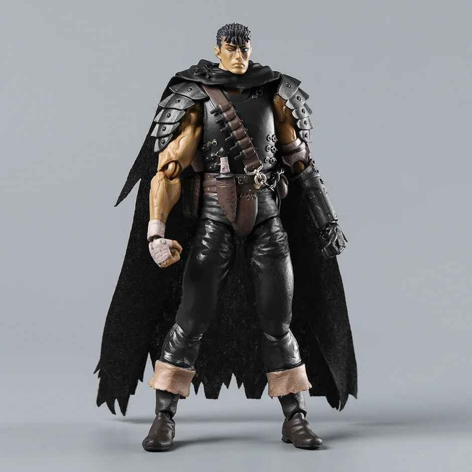 ⚔️ Berserk Guts Action Figure Spadaccino Nero Ver. Anime PVC da Collezione