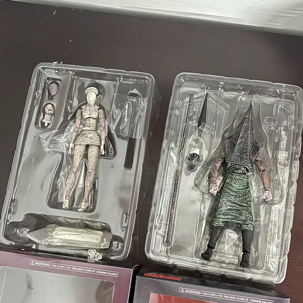 SILENT HILL 2 (Pyramid Head+Nurse)action figure 18CM CON SCATOLA 🚛SPED.GRATUITA