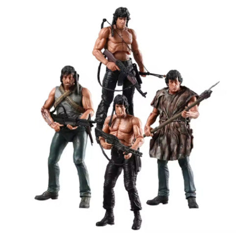 RAMBO NECA ACTION FIGURE 16 CM CON SCATOLA 🚛SPED.TRACCIATA GRATUITA