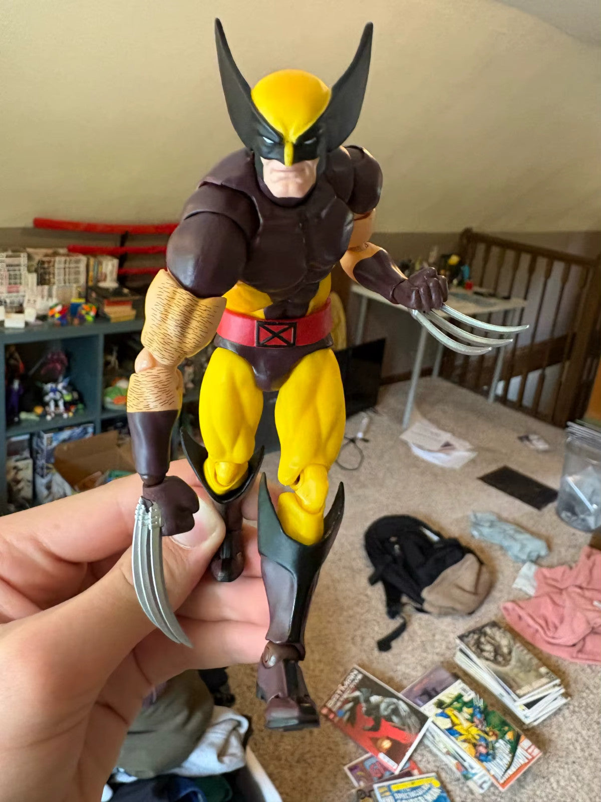 🔥 Mafex 138 Wolverine Deadpool 3 Action Figure PVC Statua da Collezione
