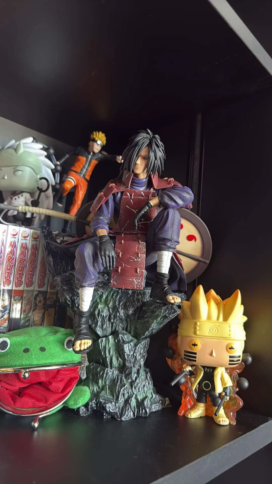 🔥 Naruto Action Figure 30cm Uchiha Madara PVC Statua Anime Collezione 🎌