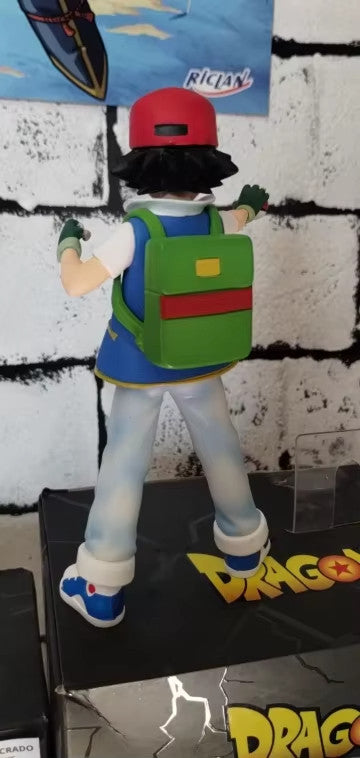 13 cm Anime Pokemen Ash Ketchum Action Figure da Collezione✅