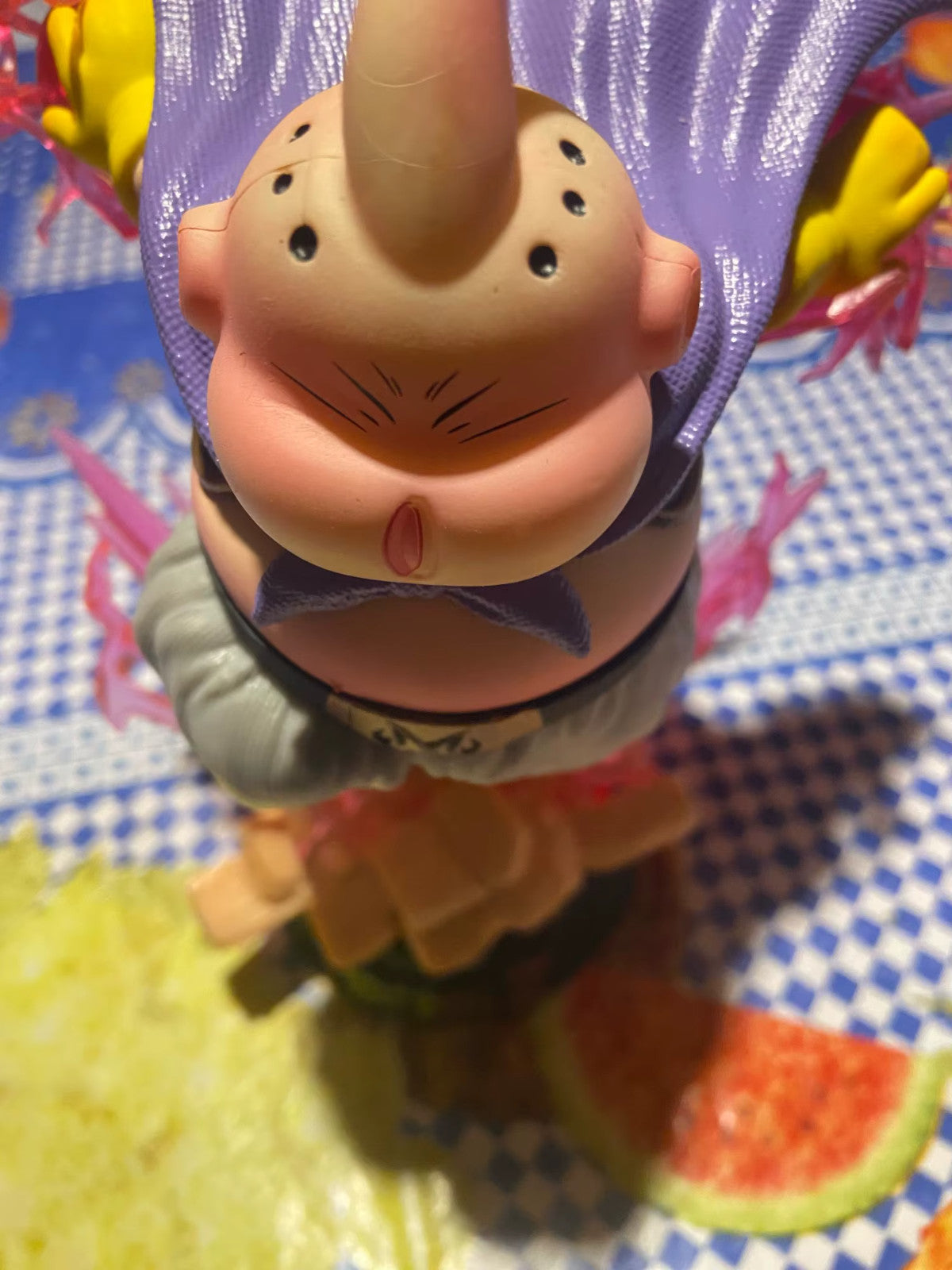 Dragon Ball Z Figure 19cm Majin Buu Fat Buu GK con Luce | Statua Anime in PVC,