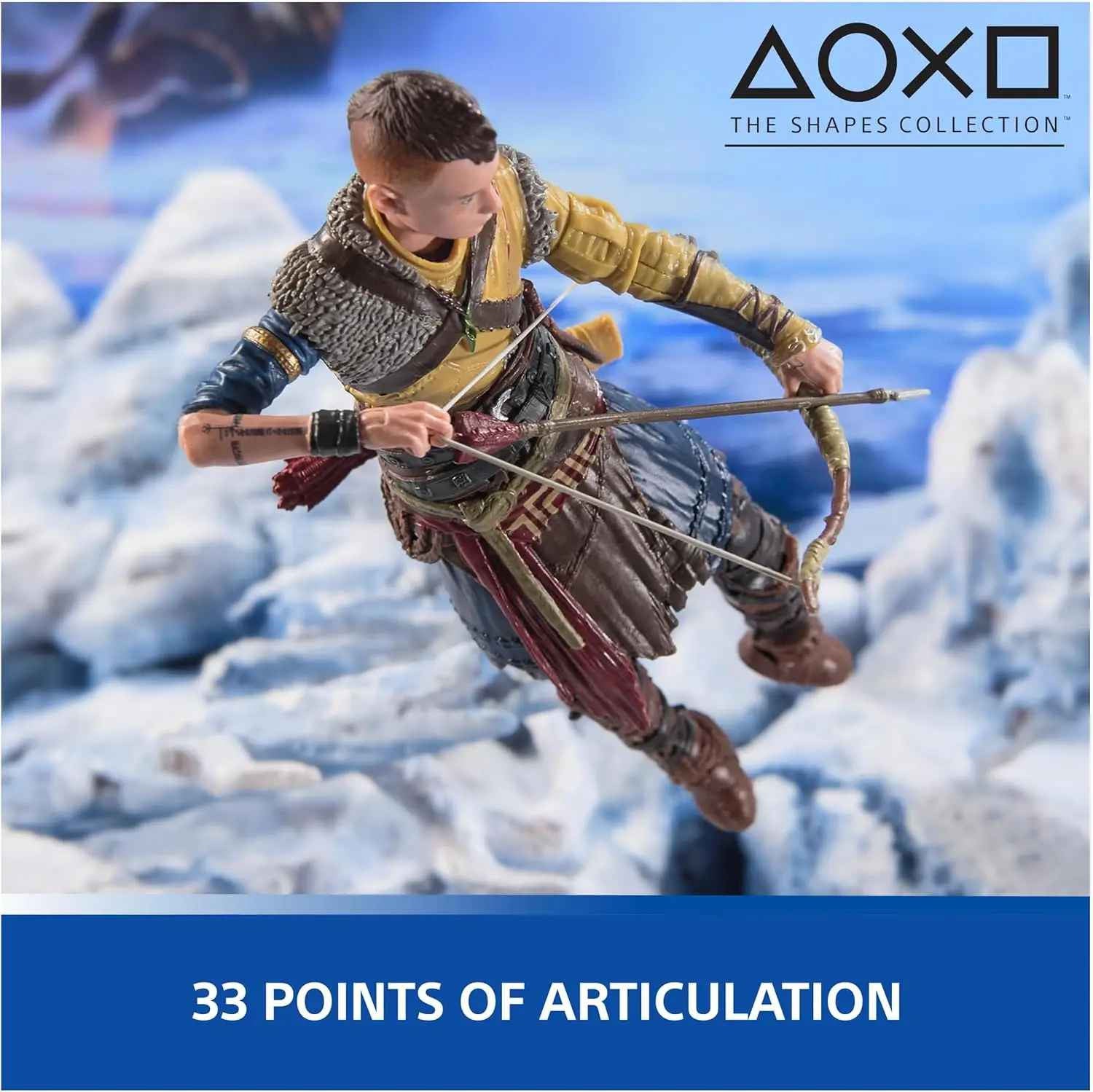 Action Figure Atreus/God Of War Ragnarok 18cm 🎀CON SCATOLA + 🚛SPED GRATUITA
