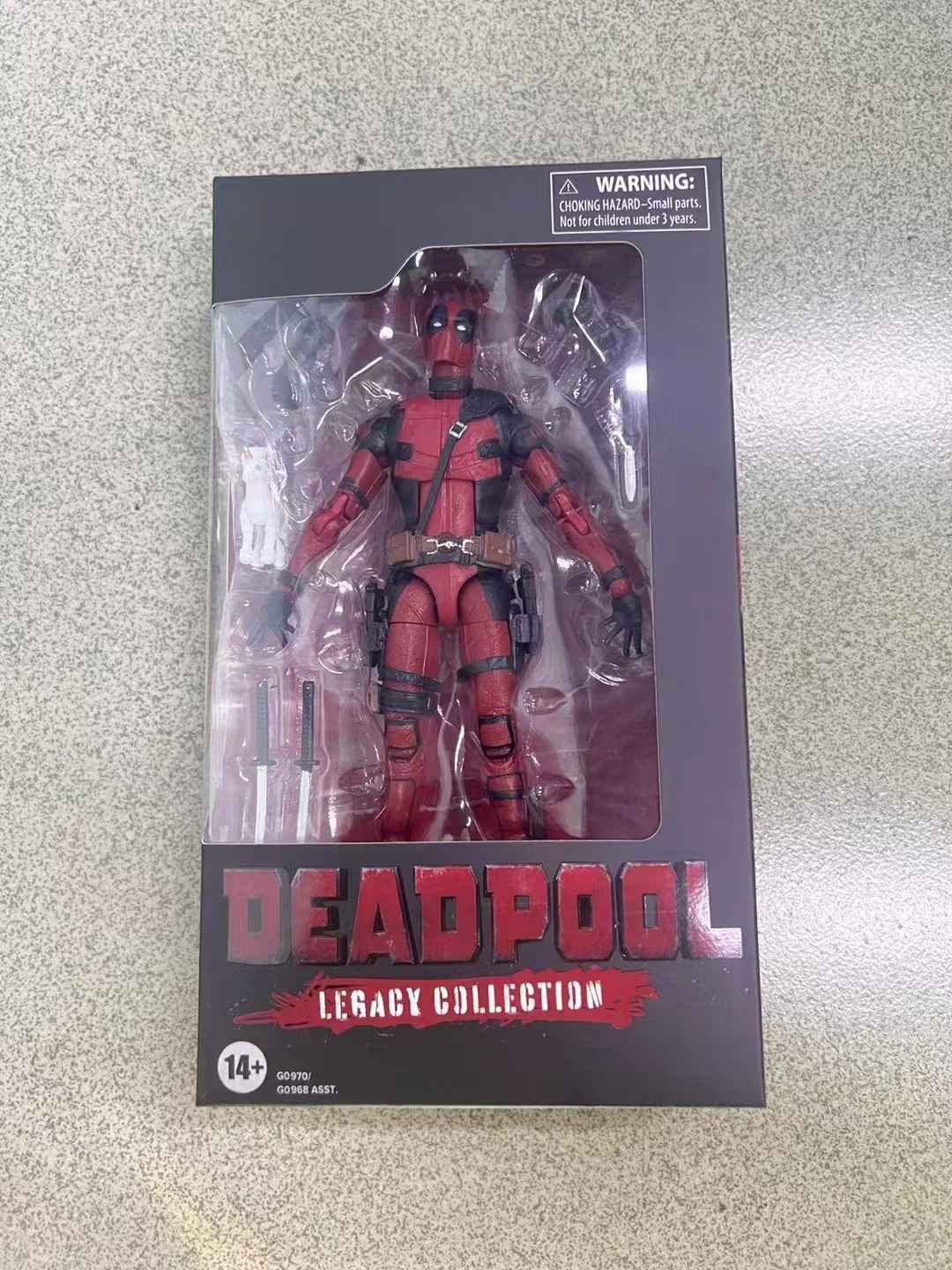 Deadpool Action Figure Model 16 CM In PVC CON ORIGINAL BOX+ SPED.GRATUITA