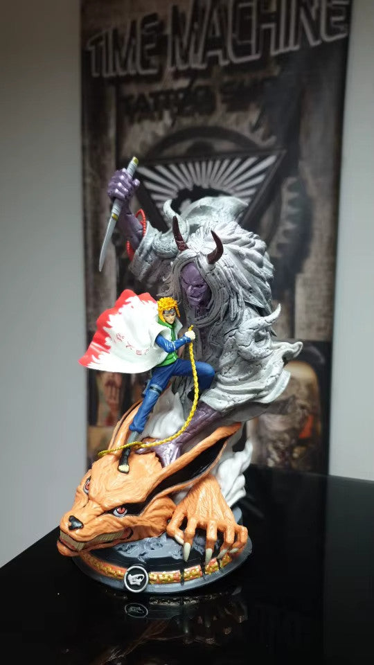 Naruto 29CM  Action Figure Minato Namikaze Hokage Anime Statue  WITH BOX