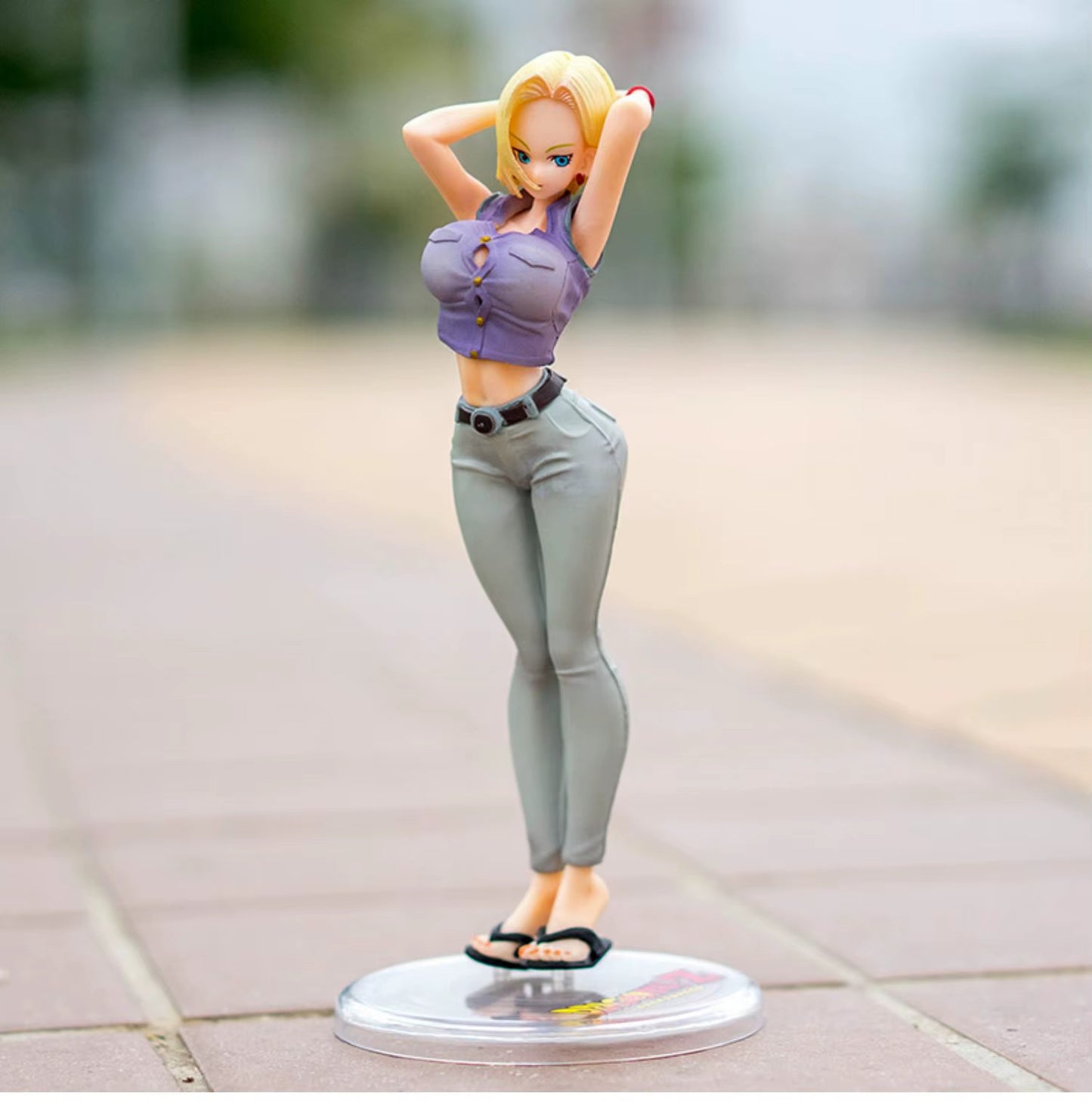 Dragon Ball Android 18 Anime Action Figure in PVC 20 Cm