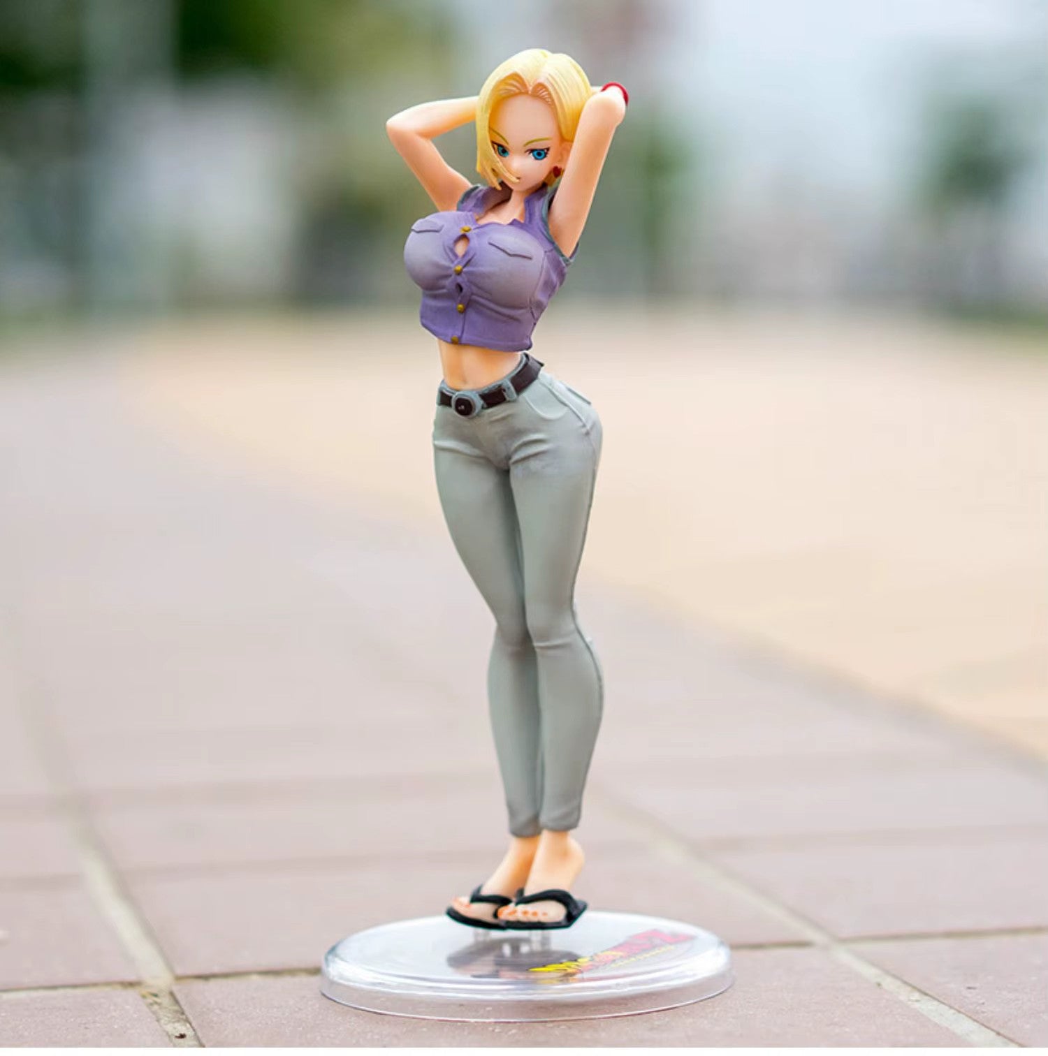 Dragon Ball Android 18 Anime Action Figure in PVC 20 Cm