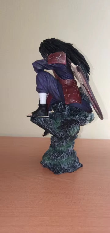 🔥 Naruto Action Figure 30cm Uchiha Madara PVC Statua Anime Collezione 🎌