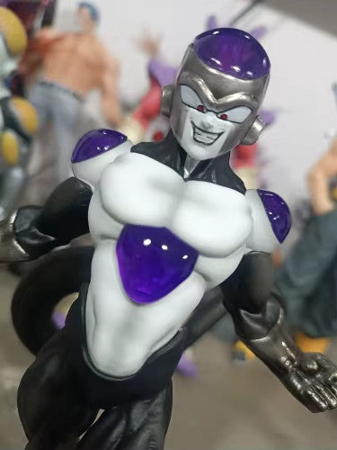 19cm Black Frieza Figure - Dragon Ball Gold & Black PVC Con Scatola COME IN FOTO