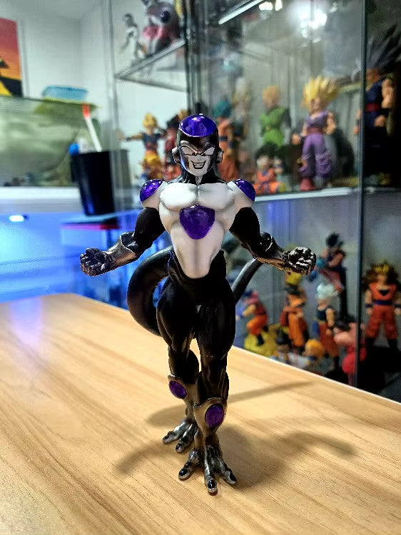 19cm Black Frieza Figure - Dragon Ball Gold & Black PVC Con Scatola COME IN FOTO