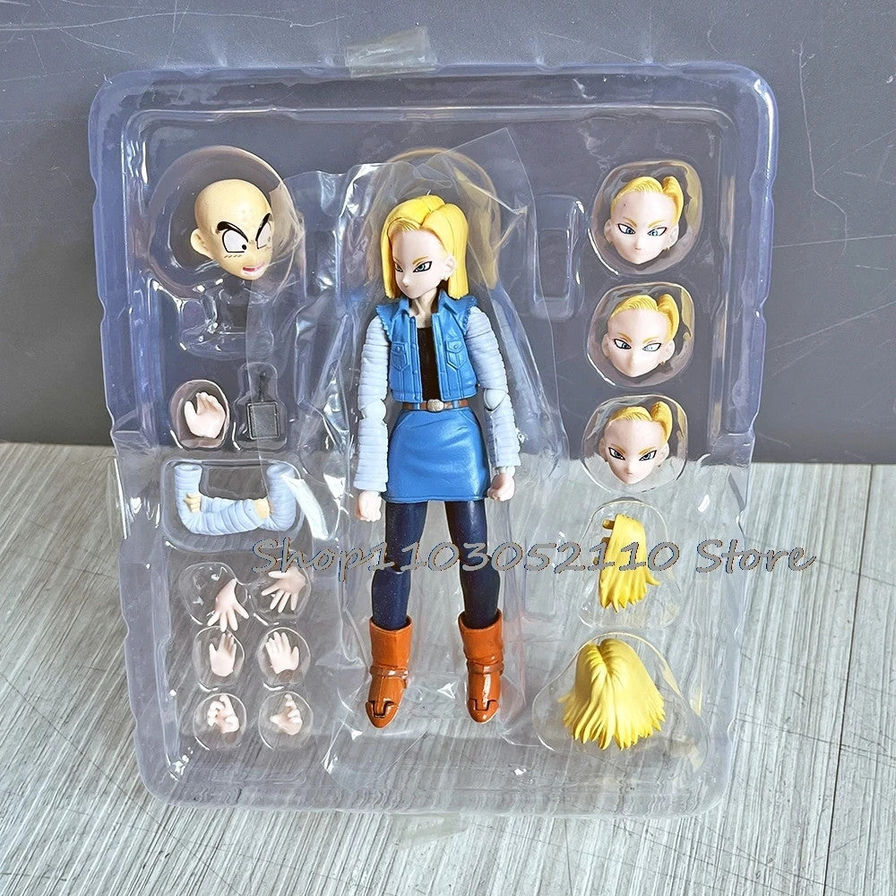 Bandai Dragon Ball GT 💥Action Figure SHF Super Android 17 18