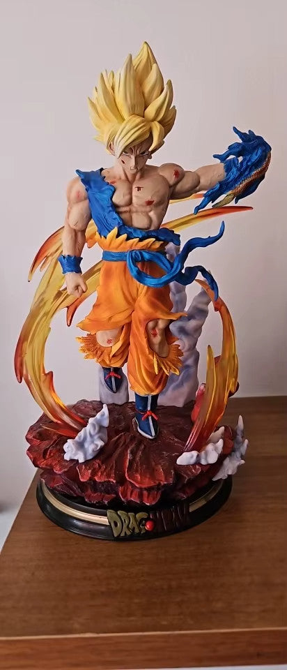 Anime Dragon Ball Z Son Goku Statue Figure Super Saiyan Gift Collection Anime