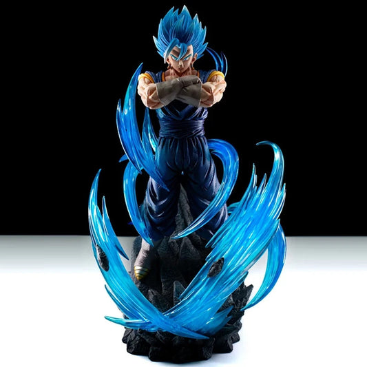 33CM Anime Dragon Ball Z Vegetto Super Saiyan Blue Figure Gk