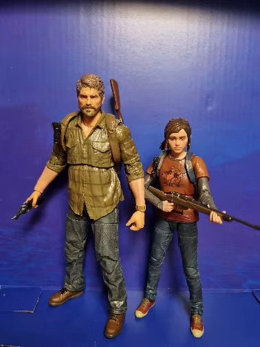 PlayStation The Last Of Us Part 2 Joel Ellie Action Figure 2pcs 18 cm e 15cm