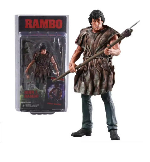 RAMBO NECA ACTION FIGURE 16 CM CON SCATOLA 🚛SPED.TRACCIATA GRATUITA